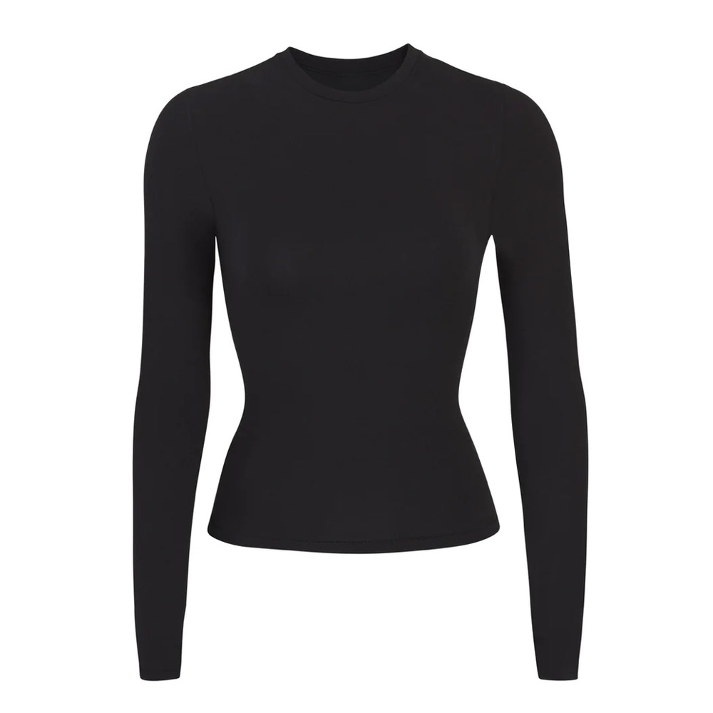 Skims Cotton Jersey Long Sleeve Tshirt